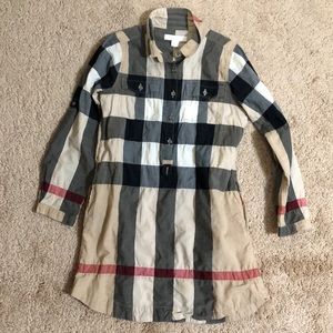 Auth burberry Tunic dress for kids 8 yrs
